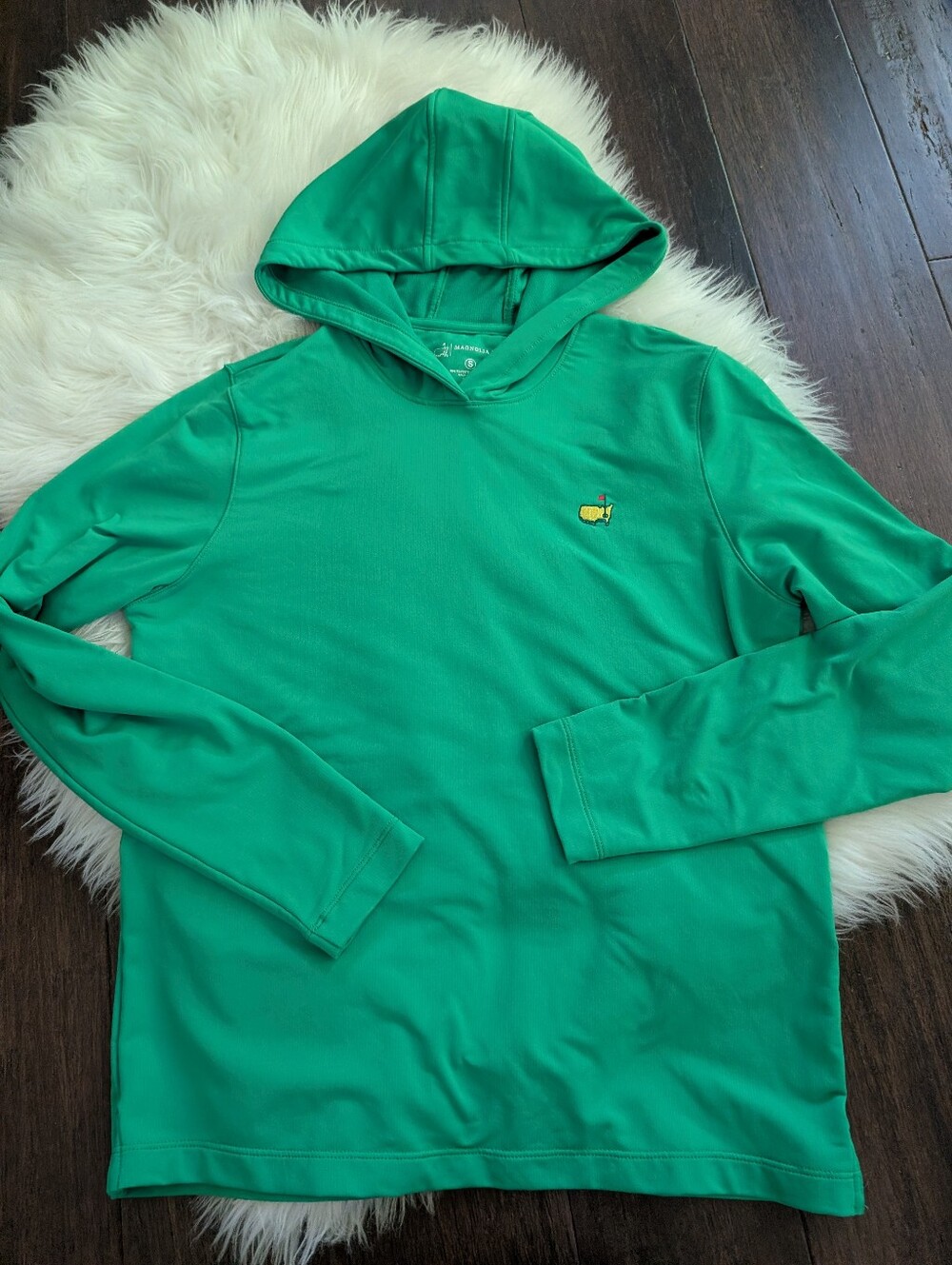 Masters 2026 Magnolia Lane Tech Green Hoodie Small
